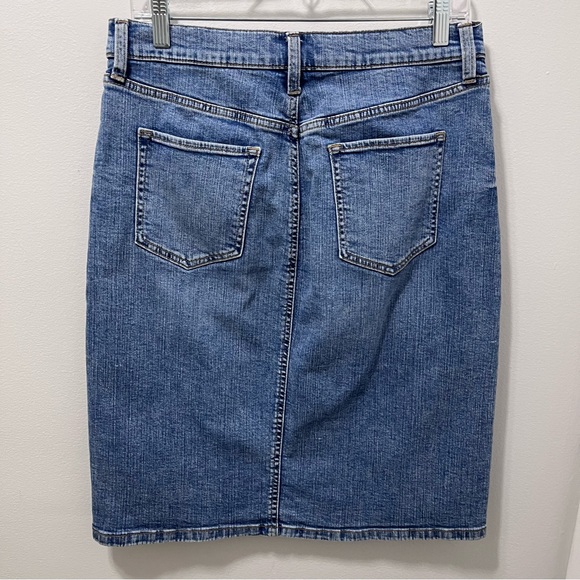 Banana Republic Front Split Denim Skirt - Picture 8 of 12